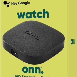 CONVERSOR WATCH ONN GOOGLE TV 4K ANDROID TV BOX